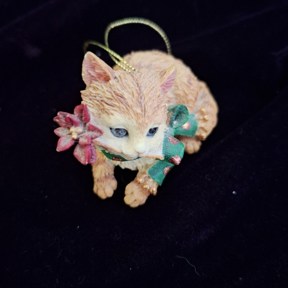 Vintage Cat ornament Sandra Brue - Picture 7 of 10